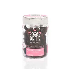PETS REPUBLIC - STRIPS DE CORDERO Y BERRIES X 88 GR