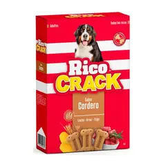 RICOCAT - RICOCRACK GALLETAS SABOR A CORDERO PERROS ADULTOS X 500 GR