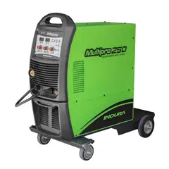 INDURA - MAQUINA DE SOLDAR MULTIPROCESOS 250 AMPERIOS + CARETA