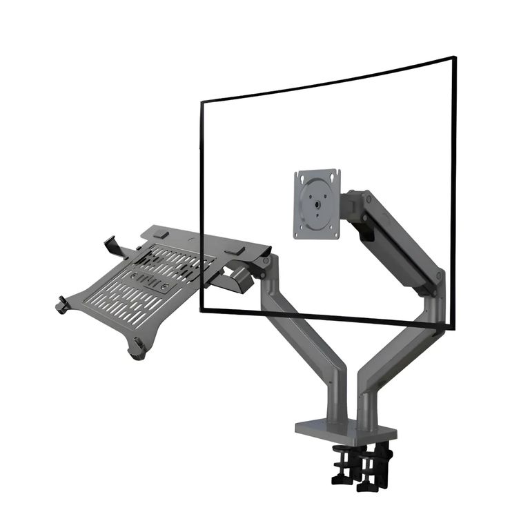 Rack soporte dual para monitor bandeja de laptop North Bayou G35+FP-2