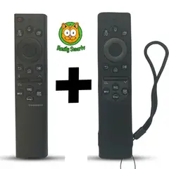 GENERICO - Control Samsung Smart con Voz BN59-01385A + Funda Negra