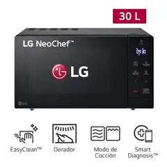 LG - HORNO MICROONDAS - MH7032JAS 30 LITROS