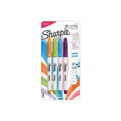 SHARPIE - Resaltador Note x4 Colores Intensos 2132980