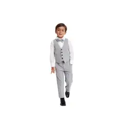 GENERICO - Conjunto traje formal plomo para niño