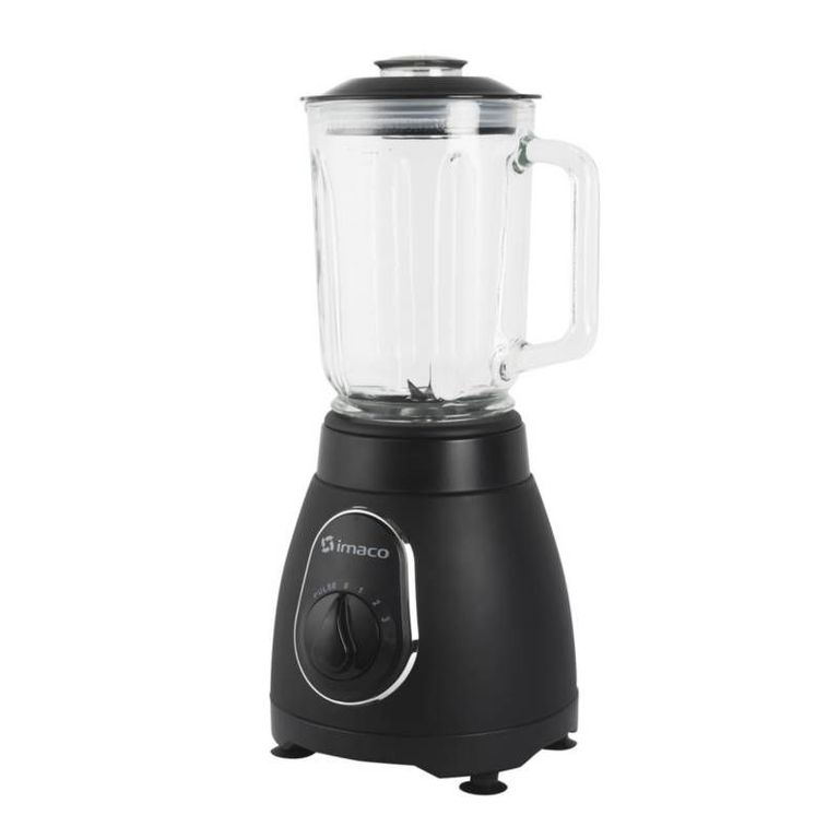 Licuadora Metal 1.5 Litros con 500 Watts de potencia Negro
