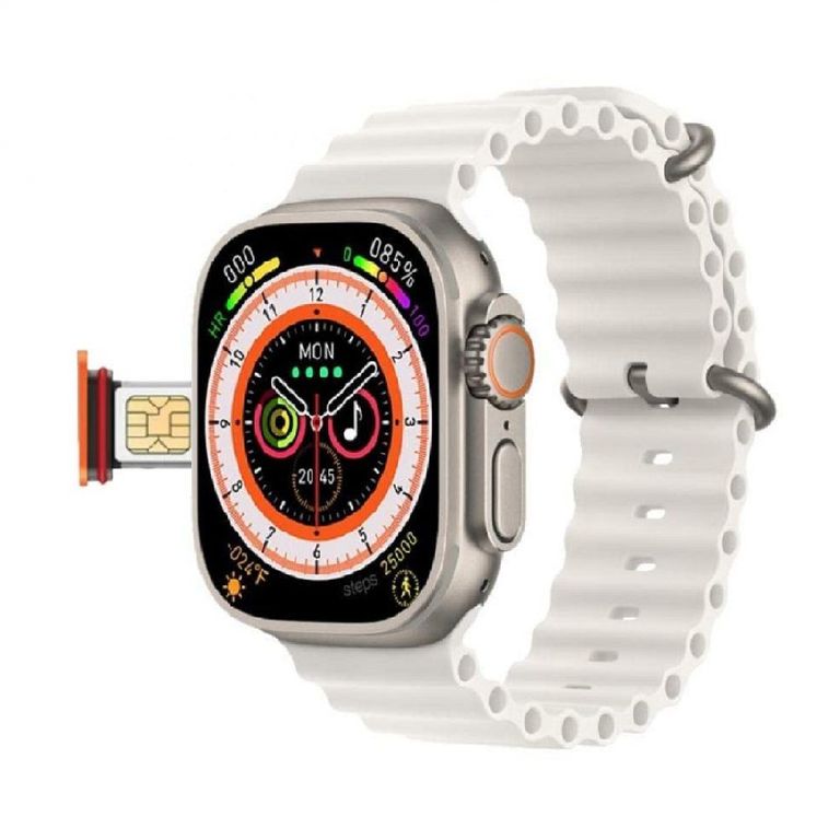 SMART WATCH HK ULTRA ONE CON TARJETA SIM 4G Y 16GB - BLANCO