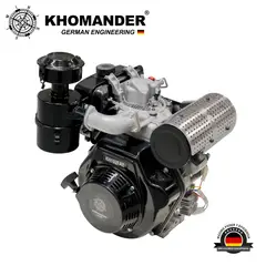 KHOMANDER - MOTOR PETROLERO DIESEL 16HP ARRANQUE ELECTRICO Y MANUAL -