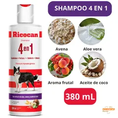 GENERICO - SHAMPOO RICOCAN ADULTO 4 en 1 - 380 ML