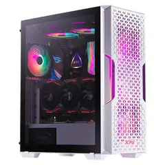 XPG - Case A-Data STARKER AIR White Tempered Glass ARGB
