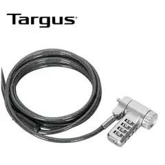 TARGUS - Cable De Seguridad Asp96rglx Con Cabezal De Bloqueo Adaptable