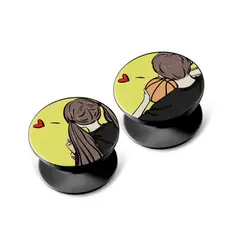 GENERICO - X2 Popclip Soporte de Celular Tablet Diseño Enamorados Pareja