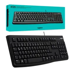 LOGITECH - TECLADO ALAMBRICO K120 USB BLACK