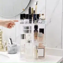 MAKEWAY - - Organizador de cosméticos multifuncional 3 capas - Clear