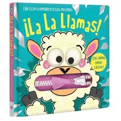 GENERICO - Libro infantil La La Llamas libro interactivo llamas