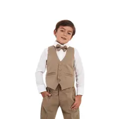 GENERICO - Conjunto traje formal marron