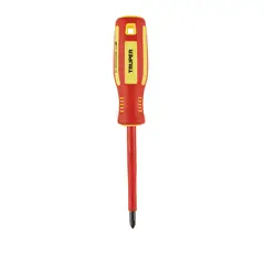 TRUPER - Desarmador dieléctrico estrella 1000V 1/4" x 4",