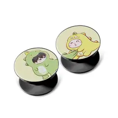 GENERICO - X2 Popclip Soporte de Celular Tablet Diseño Enamorados Pareja