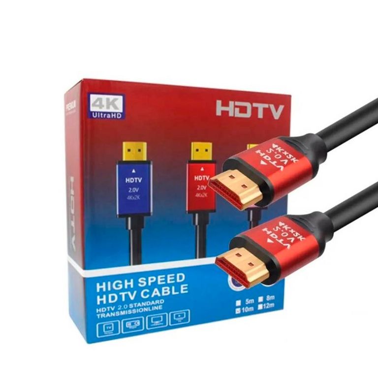 Cable Hdmi 4k Premium Punta Dorada 10 Metros