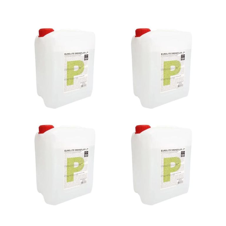 Pack De 4 Galones De Liquido Para Maquina De Humo Eurolite