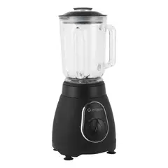 IMACO - Licuadora Metal 1.5 Litros con 500 Watts de potencia Negro