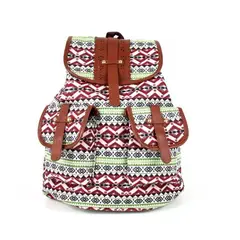 GENERICO - Makeway - Mochila pequeña de lona para mujer - Color C3