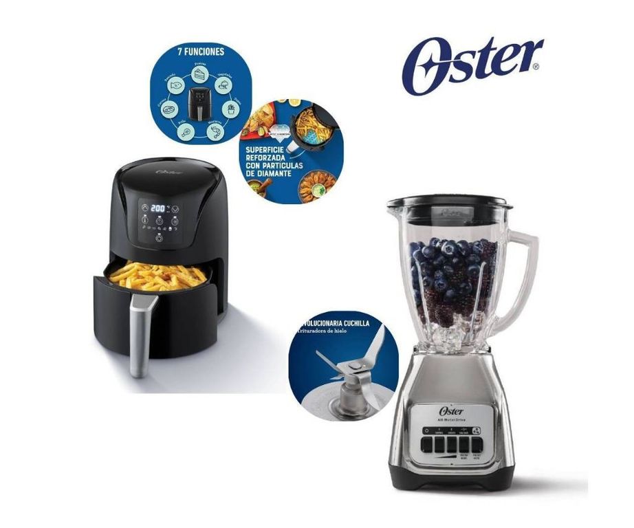 Combo Licuadora 2 Vel BLSTKAGNPB + Freidora 1,8 lts Digital