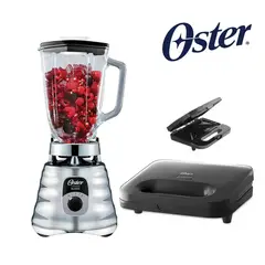 OSTER - Licuadora 3 Velocidades 700W + Sandwichera 2885