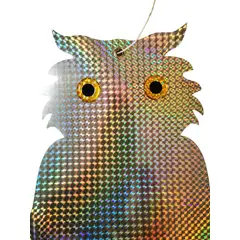 GENERICO - Búho Holográfico Espanta Aves Modelo 001