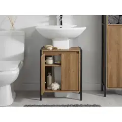 TU MESITA - Mueble Inferior para Lavadero Carmen Marrón