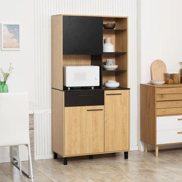 Mueble para Microondas con Organizador Leyton
