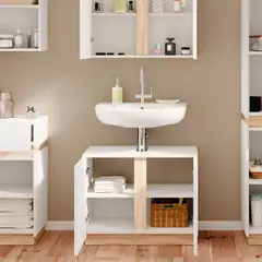 TU MESITA - Mueble Inferior para Lavadero Tere Blanco