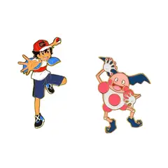 POKEMON - Ash and Mr Mime Enamel Pin Set
