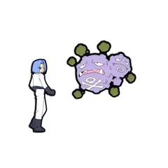 POKEMON - Team Rocket James and Weezing Enamel Pin Set