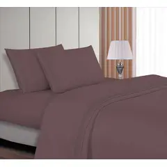 CASATEX - Juego de sabanas Queen 100% algodón con bordado