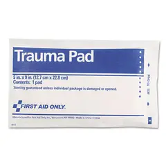 GENERICO - 01 apósito TRAUMA PAD estéril 5 X 9 PULGADAS