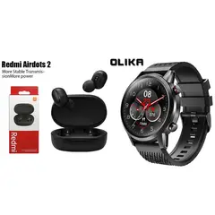 XIAOMI - Olika F32 Smartwatch+Xiaomi Redmi Airdots2 Audífonos In-Ear Bluetooth