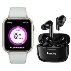 LENOVO - Olika Smartwatch+Auriculares XT90 Audífonos In-Ear Bluetooth