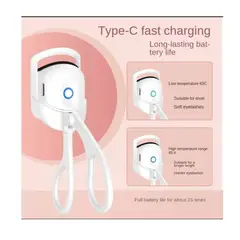 GENERICO - Rizador de pestañas eléctrico Recargable Blanco