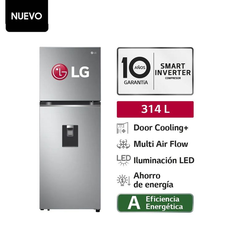 REFRIGERADORA 312 LT CON DOOR COOLING GT31WPP