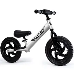 VALIANT - Bicicleta de Equilibrio para bebes Aro 12 (1 a 4) Plateada