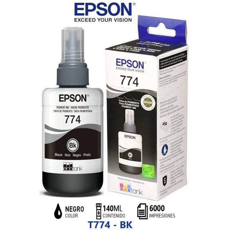 Tinta T774 Negra 140ml T774120