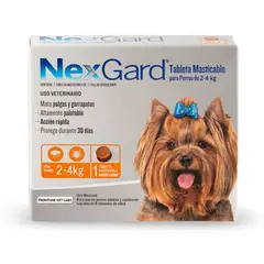NEXGARD - S 113 MG X 1 TAB - PERROS DE 2 A 4 KG