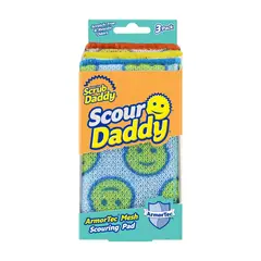 SCRUB DADDY - Esponja Depuradora Scour Daddy Pack de 3 piezas