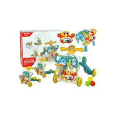 HUANGER - Andador Multifuncional 4 en 1 Azul