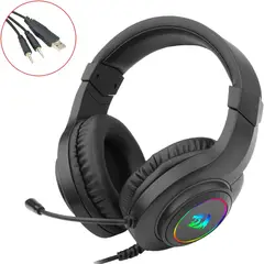 REDRAGON - AUDIFONO GAMER CON MICROFONO HYLAS H260 RGB BLACK