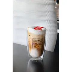 GENERICO - TAZA DOBLE PARED CAPPUCCINO 400ML