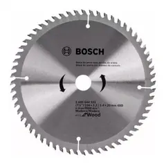BOSCH - Disco Sierra Circular Carburo para Madera 7-1/4" 60D