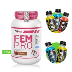 FITFEM - FEM PRO 1KG PROTEÍNA Chocolate + REGALOS