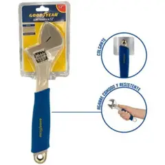 GOODYEAR - Llave francesa ajustable de 12 pulgadas