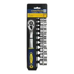 Goodyear - Set de Dados 11pcs 3/8" pulgadas CRV